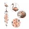 33" Flamingo Metal Wind Chimes Outdoor Garden 4 Tubes Bells Home Yard Decor Gift